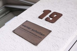 Firmenschild Werner Scholten Firmenschild Werner Scholten